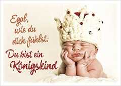 Postkarten: Du bist ein Königskind, 4 Stück Postkarten: Du bist ein Königskind, 4 Stück