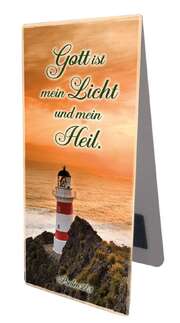 Magnetlesezeichen - Gott ist mein Licht Magnetlesezeichen - Gott ist mein Licht