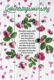 Faltkarte: Geburtstagswünsche Faltkarte: Geburtstagswünsche
