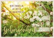 Postkartenserie "Geborgenheit/Vogelkäfig - 12 Stück Postkartenserie "Geborgenheit/Vogelkäfig - 12 Stück