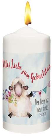 Kerze "Alles Liebe zum Geburtstag" Kerze "Alles Liebe zum Geburtstag"
