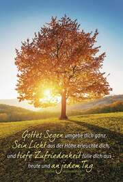 Faltkarte: Gottes Segen umgebe dich ganz - Neutral Faltkarte: Gottes Segen umgebe dich ganz - Neutral