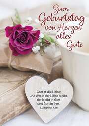 Postkarten: Zum Geburtstag von Herzen alles Gute, 12 Stück Postkarten: Zum Geburtstag von Herzen alles Gute, 12 Stück