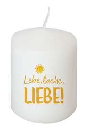 Schwester Teresa Zukic - Kerze - Lebe, lache, liebe! Kerze - Lebe, lache, liebe!