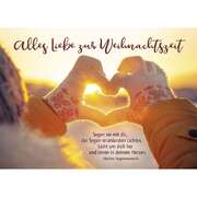 Irischer Segenswunsch - Faltkarte: Alles Liebe zur Weihnachtszeit Faltkarte: Alles Liebe zur Weihnachtszeit