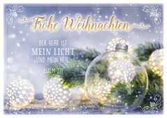 Faltkarte "Frohe Weihnachten - Glaskugel" Faltkarte "Frohe Weihnachten - Glaskugel"