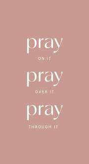 Metallschild: Pray on it Metallschild: Pray on it