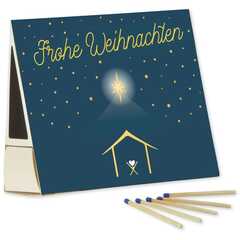Zünd-Haus-Schachtel: Frohe Weihnachten Zünd-Haus-Schachtel: Frohe Weihnachten