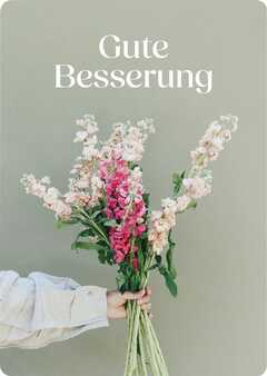 Postkarte - Gute Besserung Postkarte - Gute Besserung