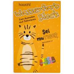 Wasserfarbblock "Sei muTiger" Wasserfarbblock "Sei muTiger"