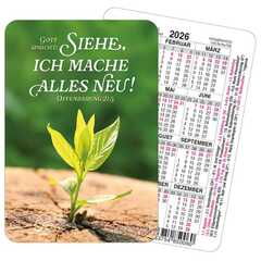 Jahreslosung 2026 - Spielkartenkalender Jahreslosung 2026 - Spielkartenkalender