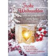 Postkarten: Frohe Weihnachten - Joh.1,5, 4 Stück Postkarten: Frohe Weihnachten - Joh.1,5, 4 Stück