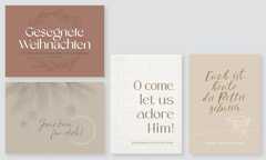 Minikarten Weihnachten - 12 Stück Minikarten Weihnachten - 12 Stück