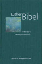 Lutherbibel mit Bildern des Impressionismus