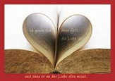 Postkarte "ich glaube fest dass Gott die Liebe ist..." - 5 Stück