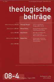 Theologische Beiträge 4/2008