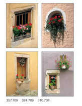 Kleinkärtchenserie Fenster, 12 Stück Kleinkärtchenserie Fenster, 12 Stück