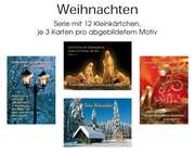 Kleinkärtchenserie Gemischte Weihnachtsmotive, 12 Stück Kleinkärtchenserie Gemischte Weihnachtsmotive, 12 Stück