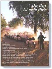 Karten: Der Herr ist mein Hirte, 12 Stück Karten: Der Herr ist mein Hirte, 12 Stück