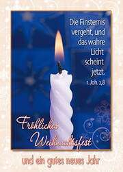 Postkarten Weihnachtskerzen, 6 Stück Postkarten Weihnachtskerzen, 6 Stück