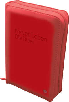 Neues Leben. Die Bibel. Taschenausgabe, ital. Kunstleder rosso, mit Reißverschl