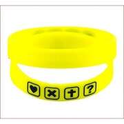 Armband "Die4Punkte" - gelb, 19cm Armband "Die4Punkte" - gelb, 19cm