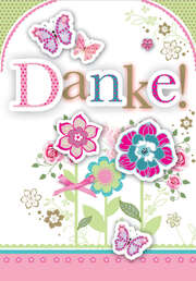 3D-Faltkarte "Danke!" - 5er-Pack 3D-Faltkarte "Danke!" - 5er-Pack