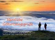 Herzliche Geburtstagsgrüße - Faltkarte Herzliche Geburtstagsgrüße - Faltkarte