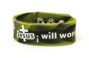 Armband "Jesus - I believe in U - I will worship U" Armband "Jesus - I believe in U - I will worship U"