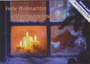 Faltkarten Weihnachten/Neujahr - 5 Stück Faltkarten Weihnachten/Neujahr - 5 Stück