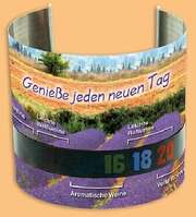 Wein-Thermometer "Geniesse jeden neuen Tag" Wein-Thermometer "Geniesse jeden neuen Tag"
