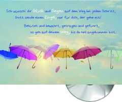CD-Card: Ich wünsch' dir Glück und Segen (Regenschirme)