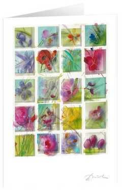 Kunstkarten "Frühlingswiese" - 5 Stück