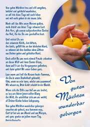 Dietrich Bonhoeffer - Postkarten: Von guten Mächten wunderbar geborgen - 12 Stück Postkarten: Von guten Mächten wunderbar geborgen - 12 Stück