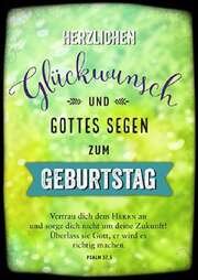 Postkarten: Herzlichen Glückwunsch und Gottes Segen, 12 Stück Postkarten: Herzlichen Glückwunsch und Gottes Segen, 12 Stück